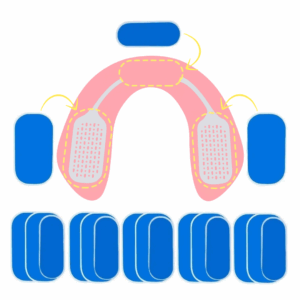 Zestaw nakładek żelowych do masażera LiftUp