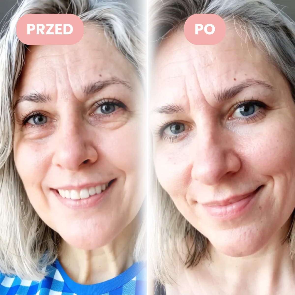 Małgorzata, ok. 50 lat, przed i po