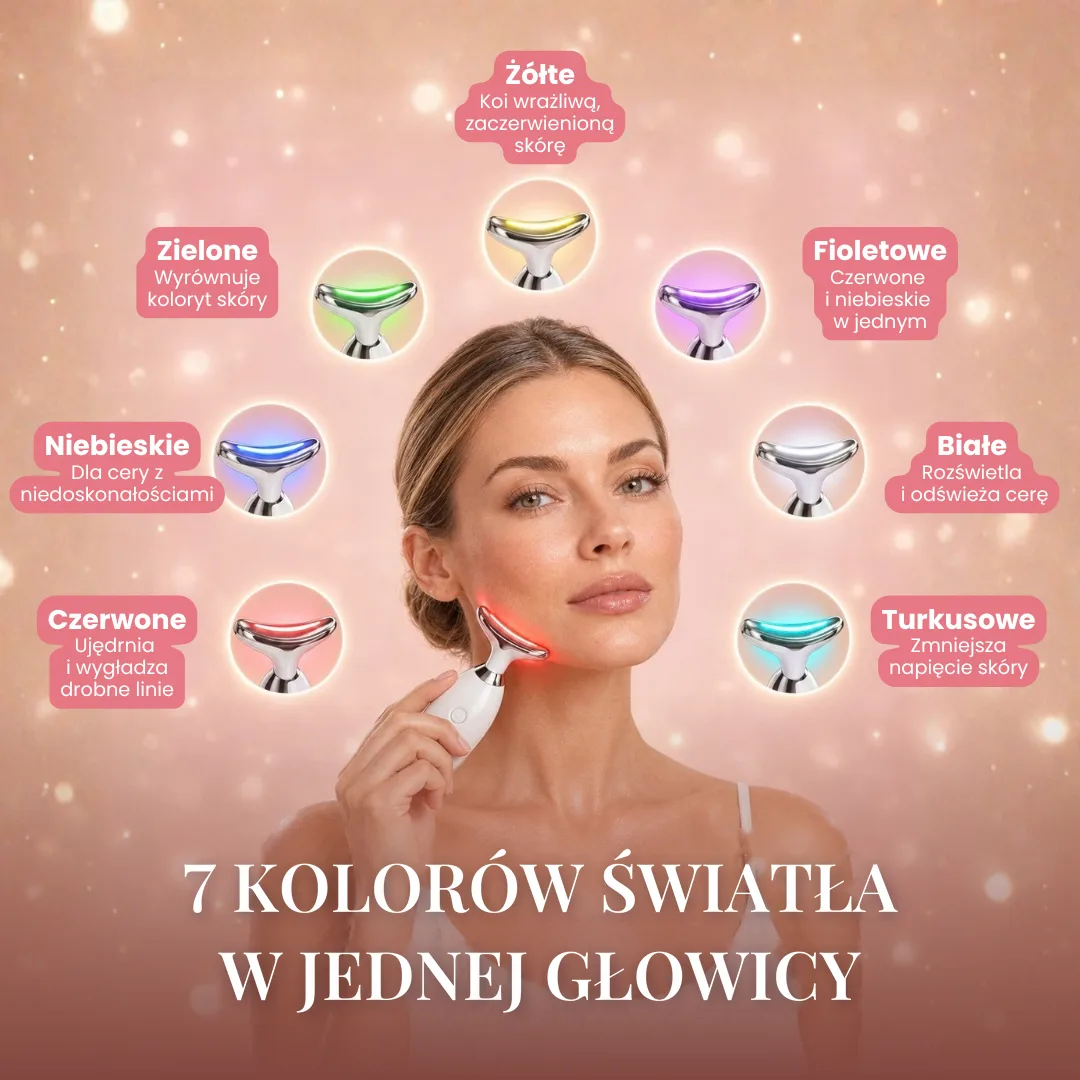 7 kolorów światła LED w jednym urządzeniu