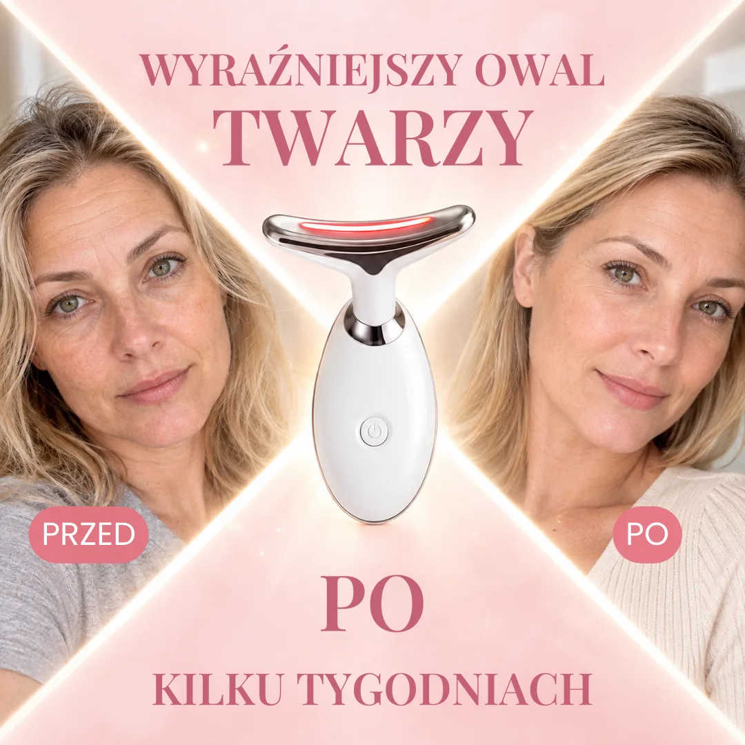 Przed i po: wyraźniejszy owal twarzy po kilku tygodniach
